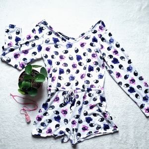 Playful Hedgehog Romper